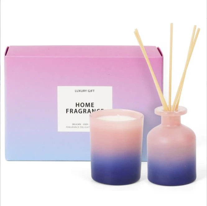Candle And Reed Diffuser Gift Set