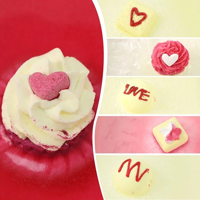 valentines bath bombs