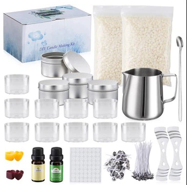 ทำชุดเทียนถั่วเหลืองของคุณเอง