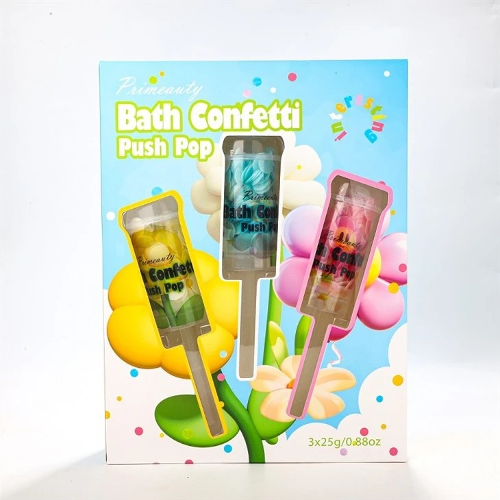 Bath Confetti Push Pop